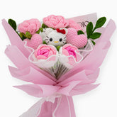 YSHomy Crochet HK & Rose Flower Bouquet